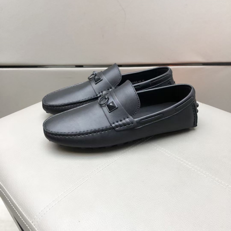 H**mes leather shoes
